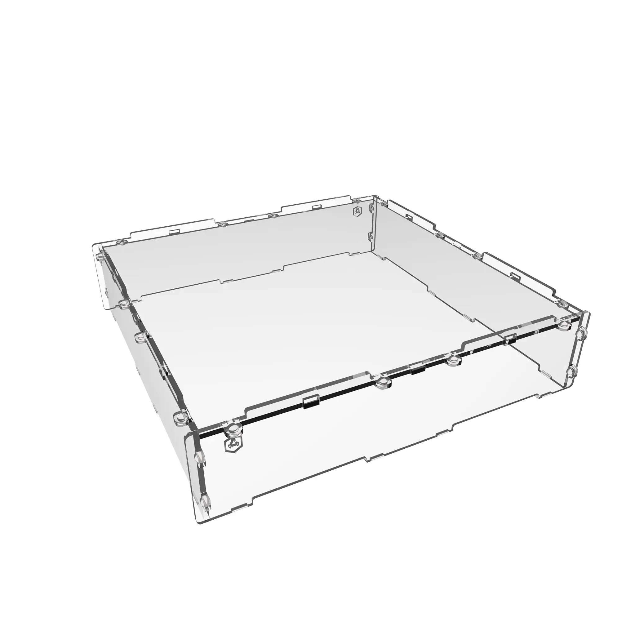 Crystal Fortress Humpback premium acrylic cover for Warhammer 40K. Superior protection and clarity for miniatures.