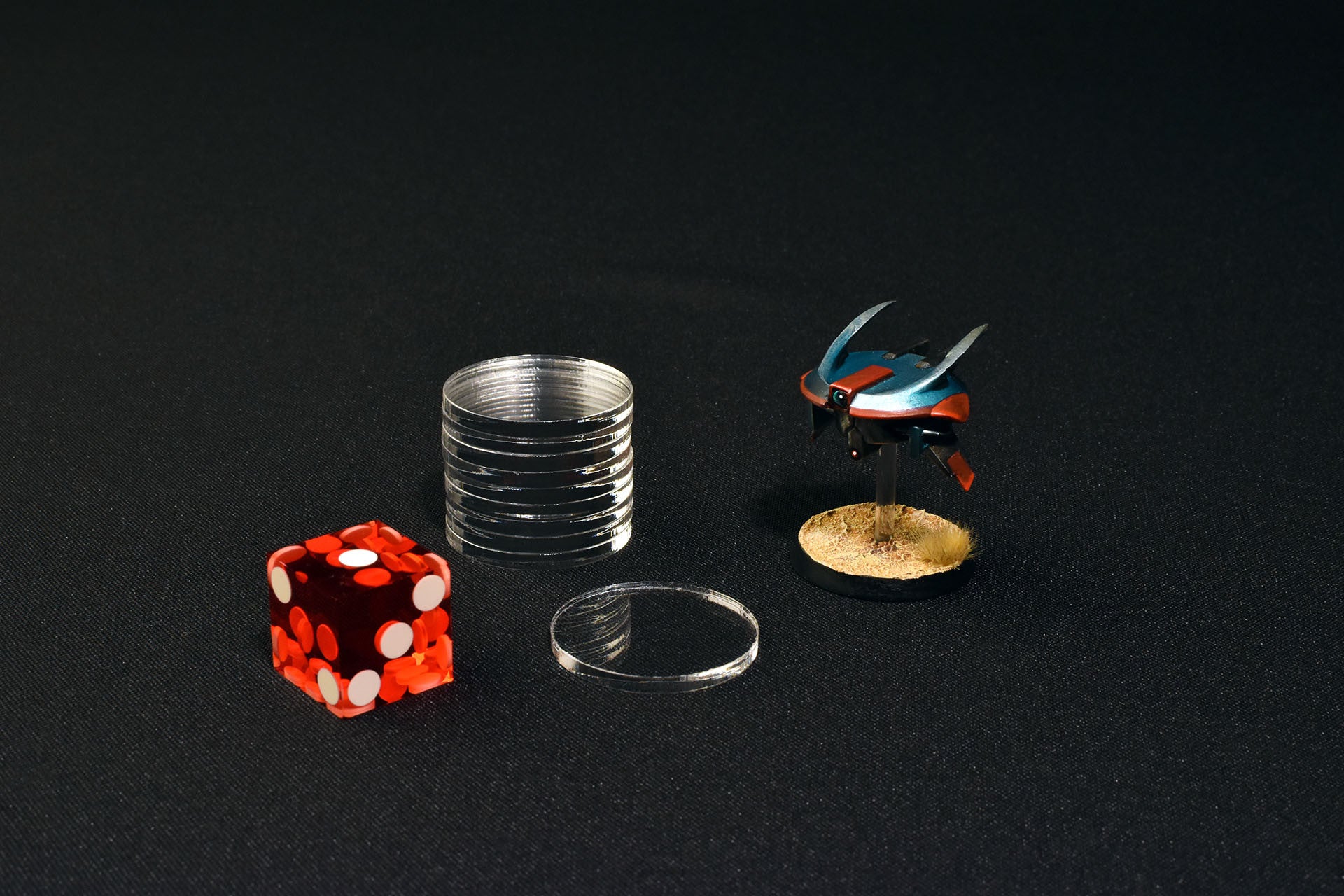 MINIATURE BASES | 3mm Clear Acrylic