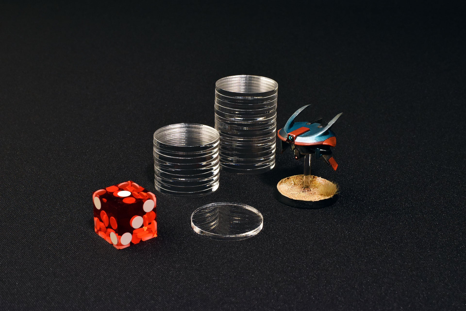 MINIATURE BASES | 3mm Clear Acrylic