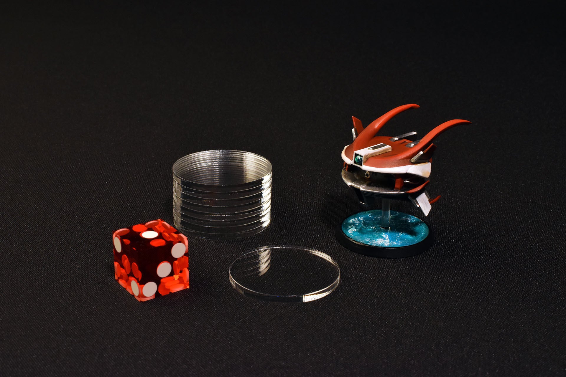 MINIATURE BASES | 3mm Clear Acrylic