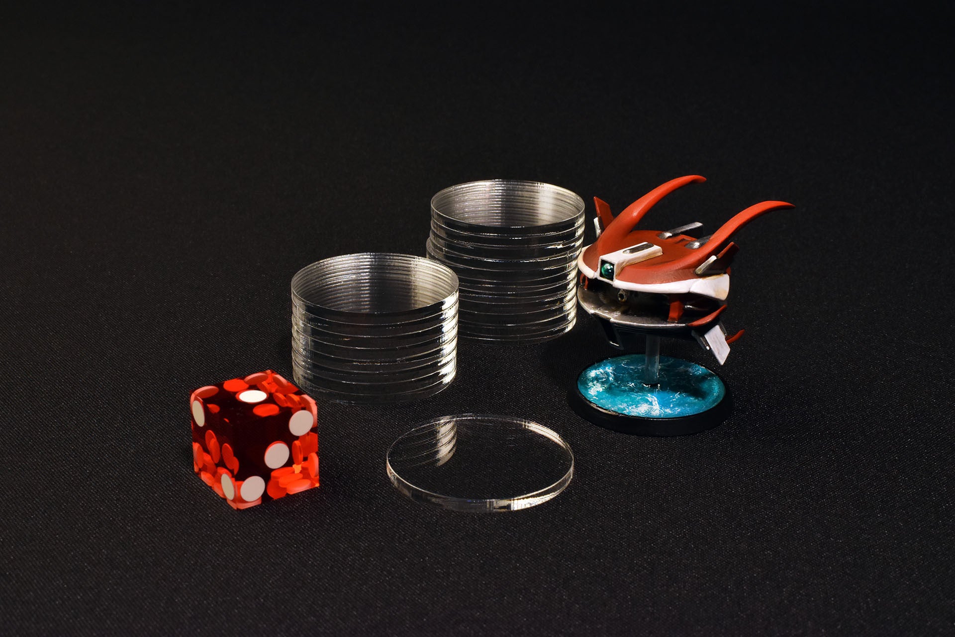 MINIATURE BASES | 3mm Clear Acrylic