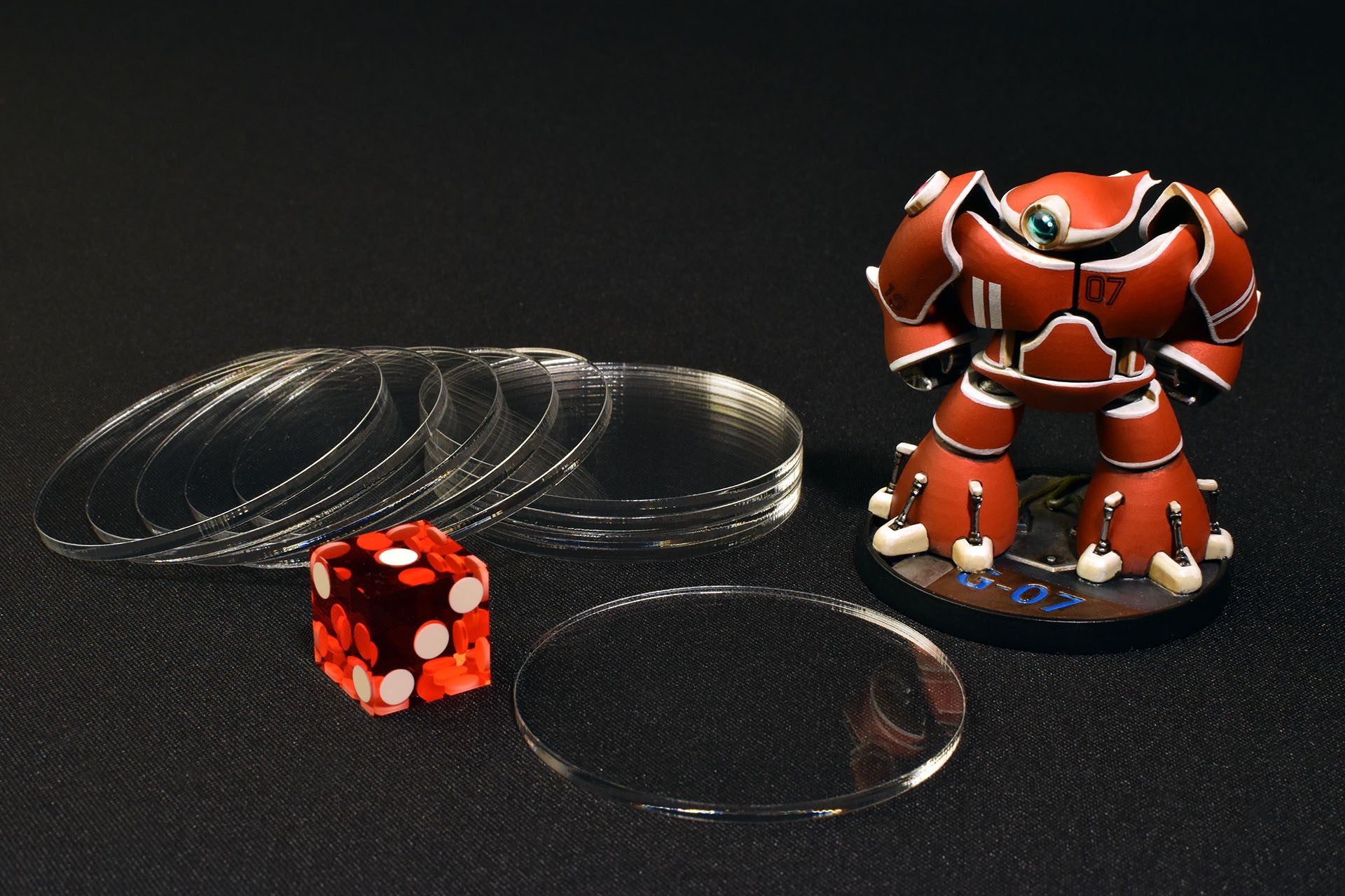 MINIATURE BASES | 3mm Clear Acrylic