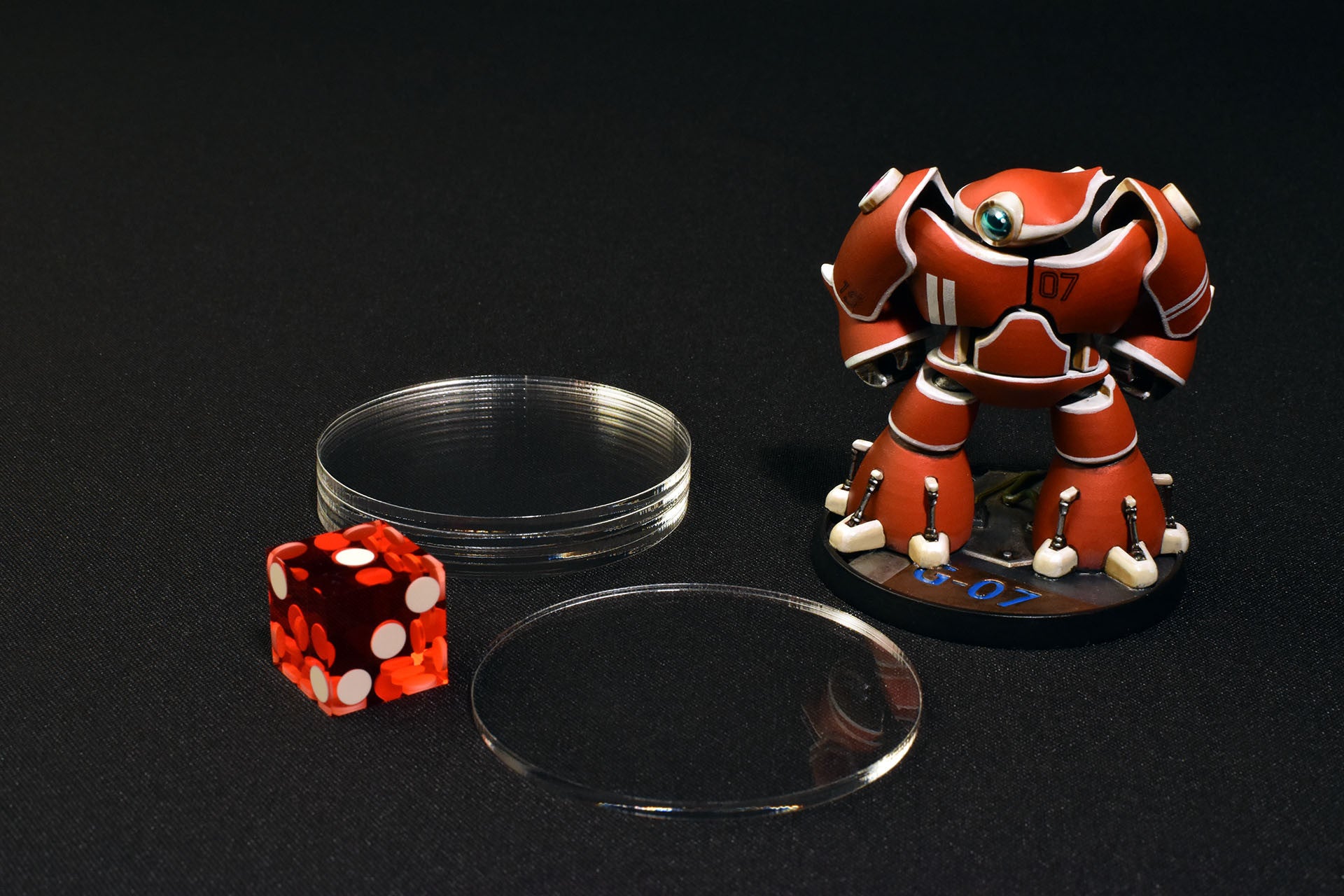 MINIATURE BASES | 3mm Clear Acrylic