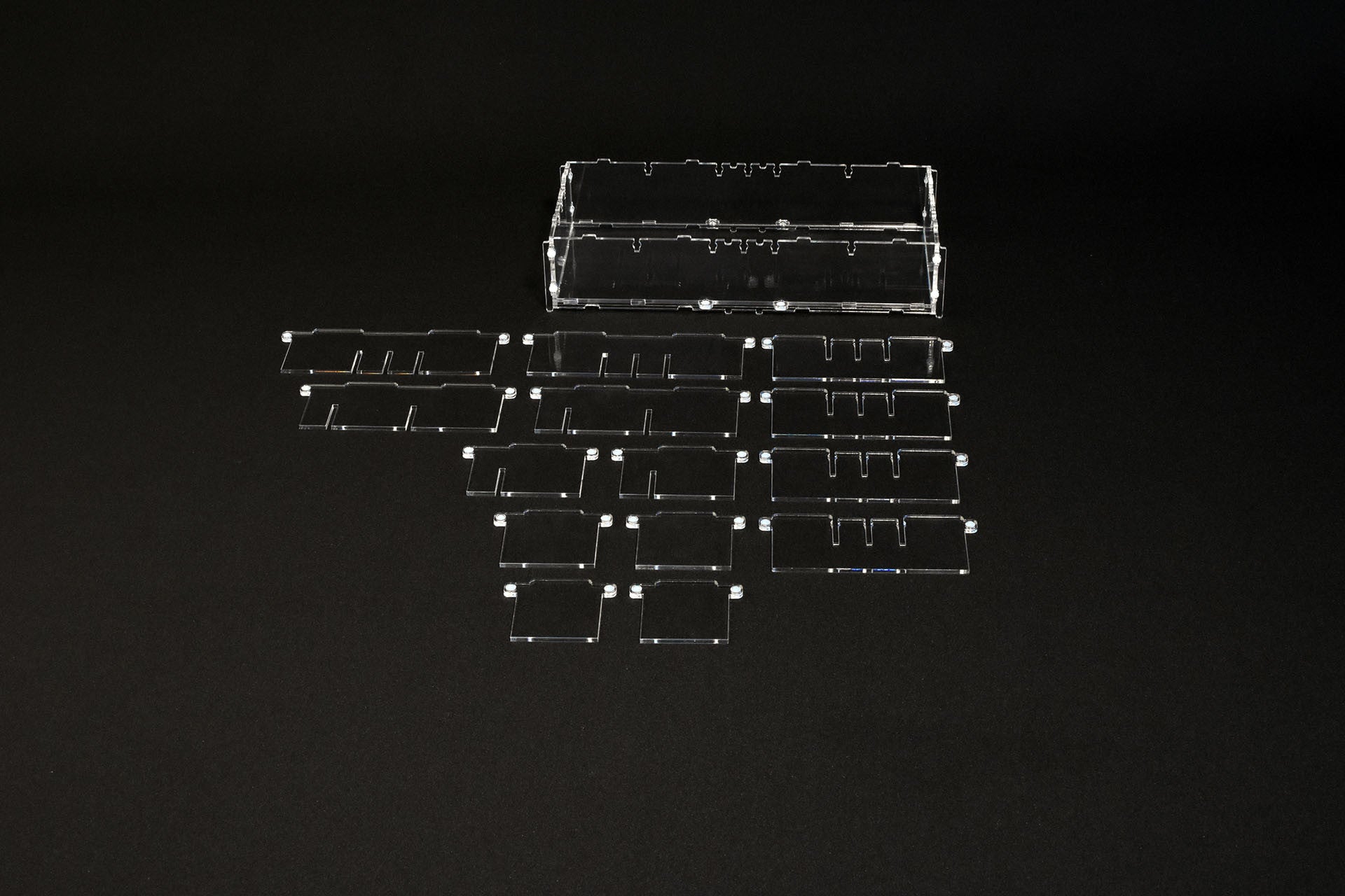 LARGE STORAGE POD | Stackable Acrylic Organizer