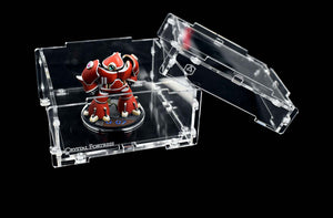Acrylic display case for miniature.
