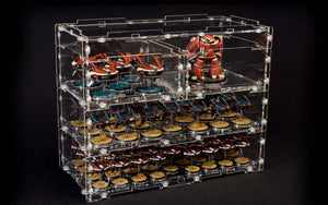 modular display case system for miniature games