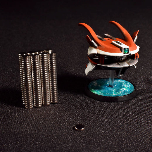 Crystal Fortress Troop Magnet Pack 100. Includes 100 high-quality magnets for secure and organized miniature display.