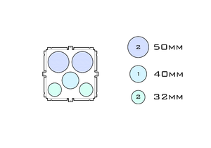 Drawing of acrylic display case base