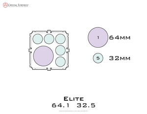 Acrylic display case base layout