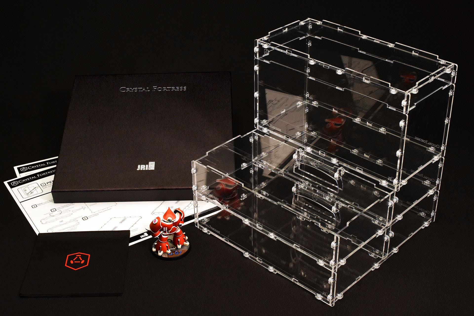 Crystal Fortress: Magnetic Acrylic Display Cases