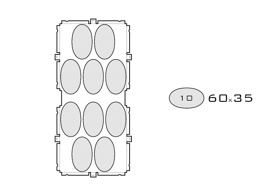 Drawing of medium acrylic display case base