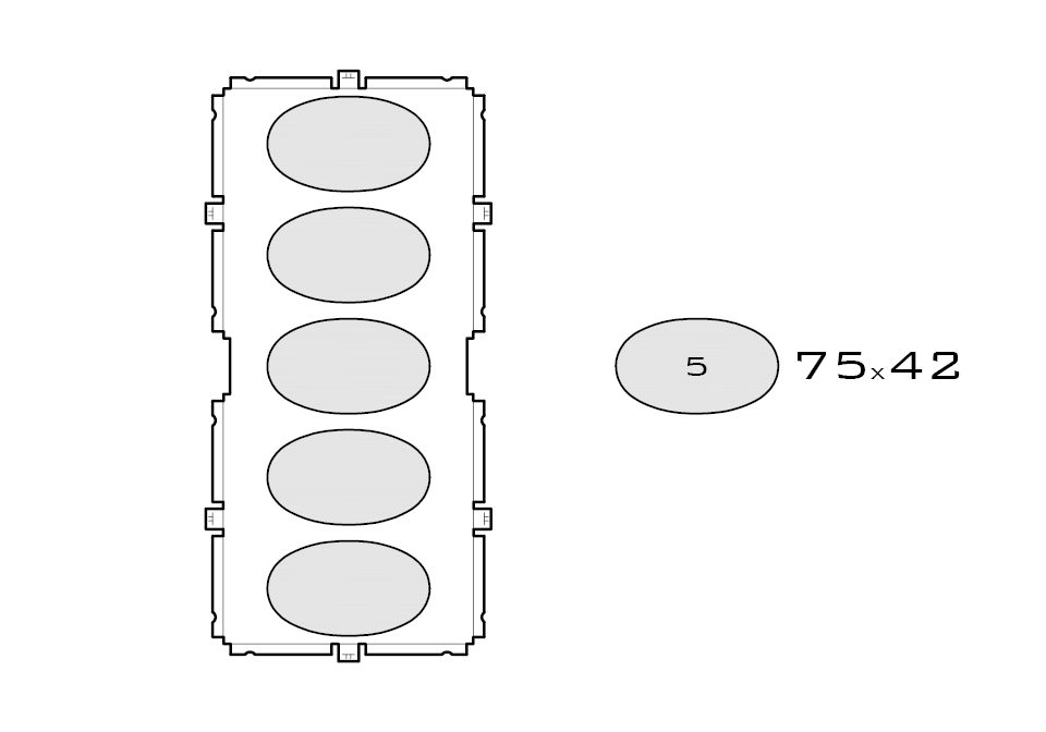 Drawing of medium acrylic display case base
