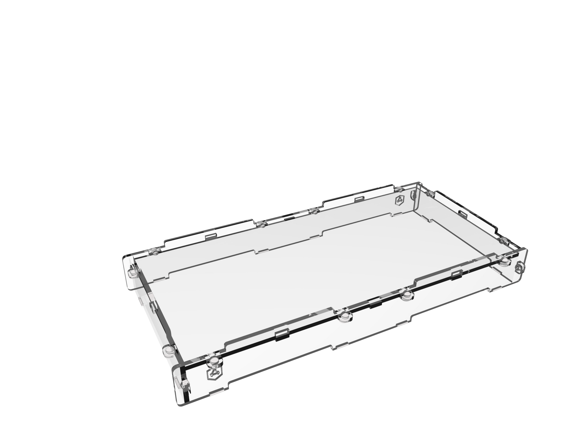 1" Acrylic display case cover for miniatures