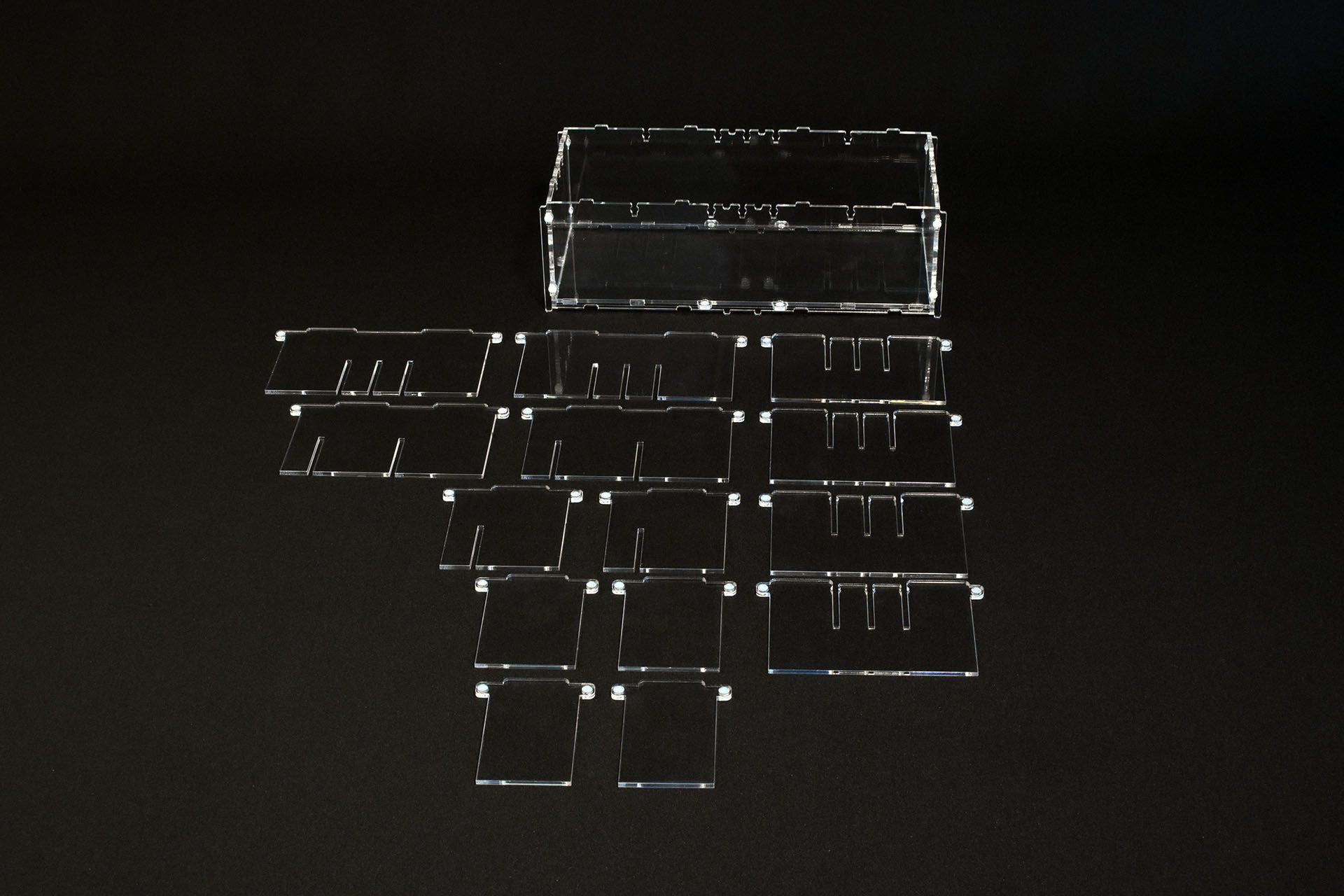 LARGE STORAGE POD | Stackable Acrylic Organizer