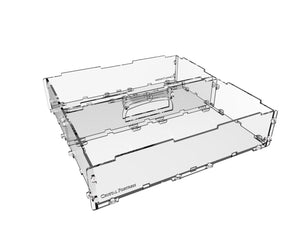 Humpback 2" acrylic display case for miniatures