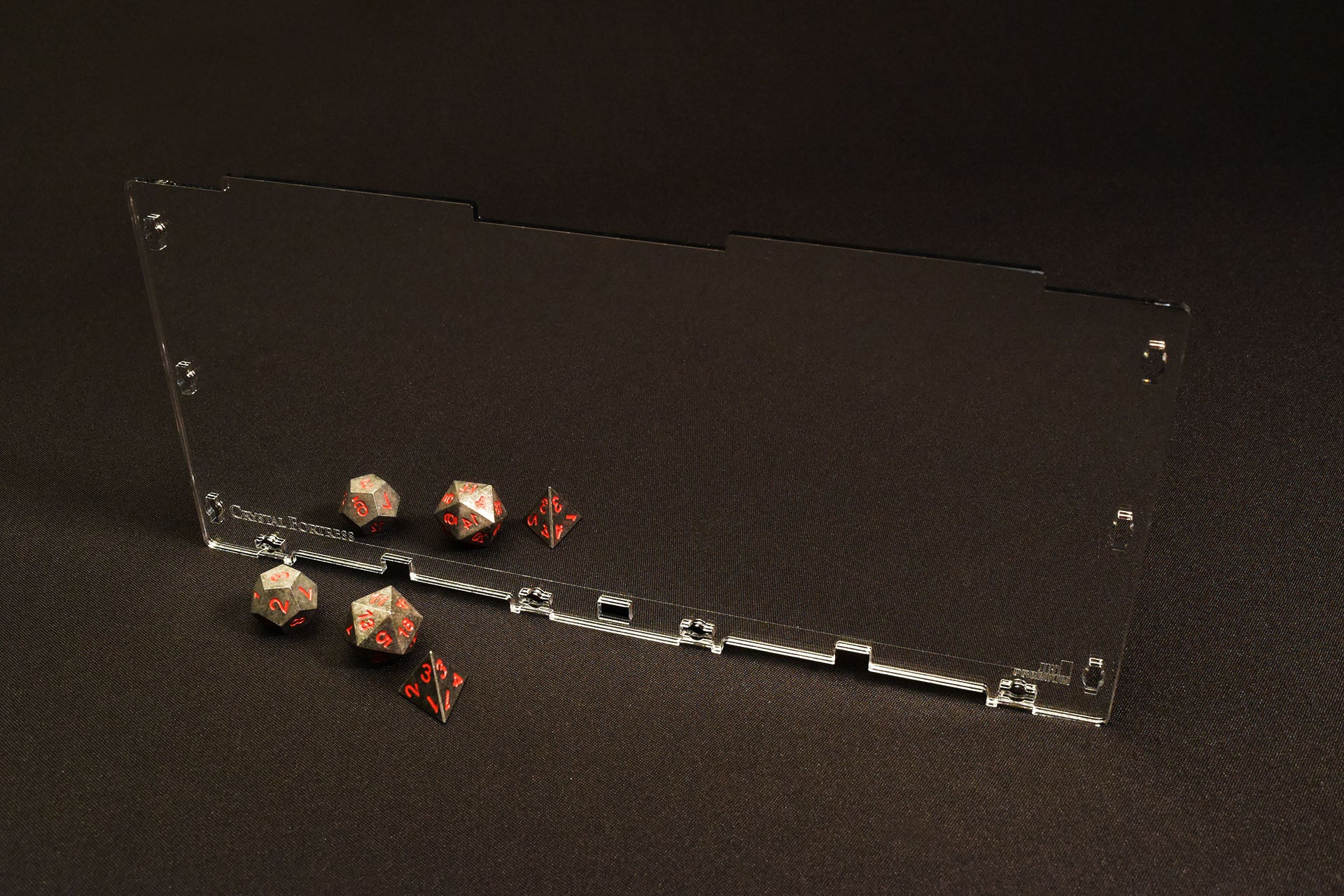 Crystal Fortress 4" mirrored panel case